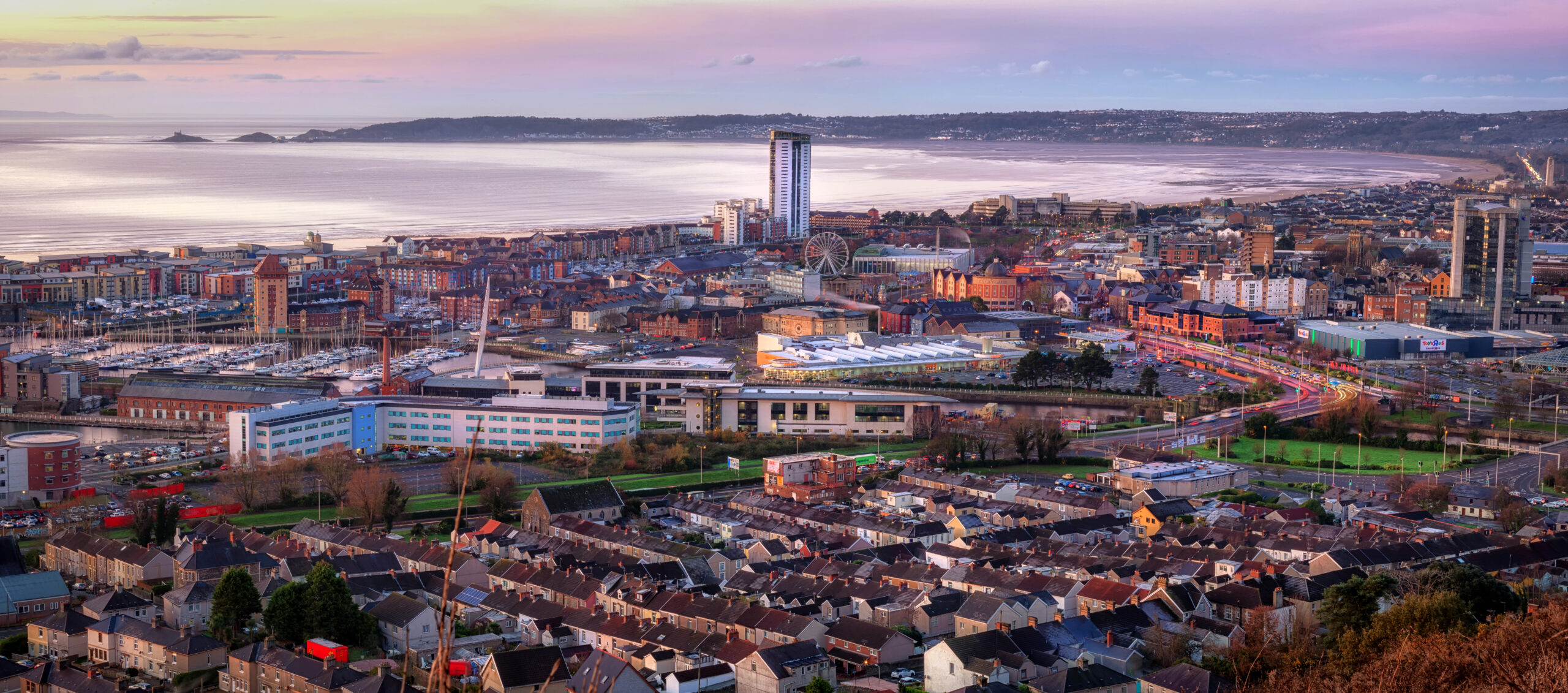 Morning at Swansea city
